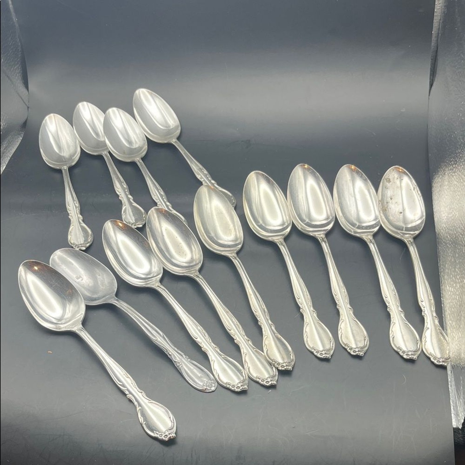 1959 WM Rogers Moonlight Silver plated Spoons - always flatware replacement