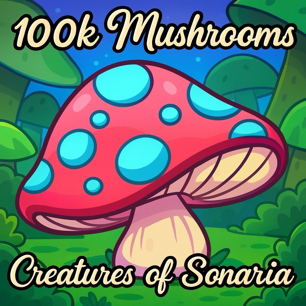 100k Mushrooms - Creatures Of Sonaria | CoS | Cheap!!