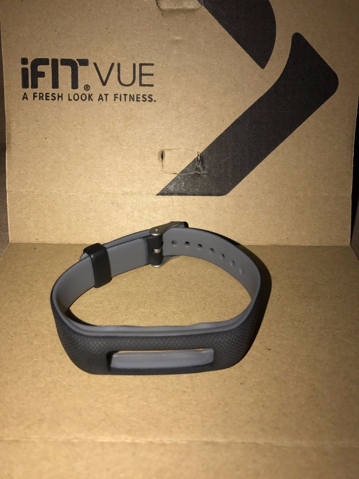 iFit Vue Activity Tracker Rubber Sport Wrist Band w/Metal Buckle (Small/Medium)