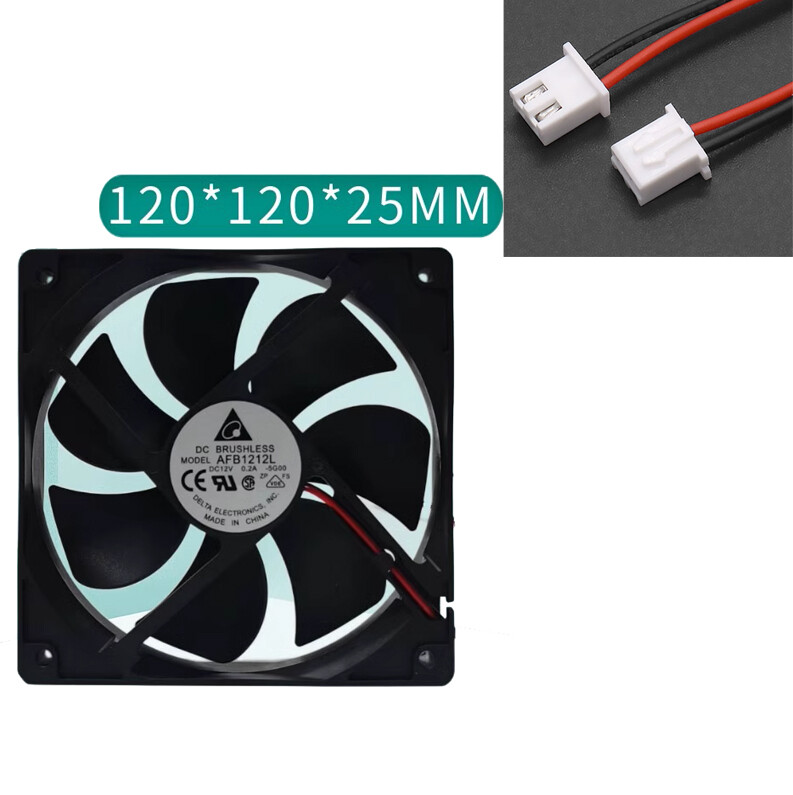 1pc 12V 24V 3CM 4CM 5CM 6CM 7CM 8CM 9CM 12CM 14CM 2Pin Machine Cooling Fan DC