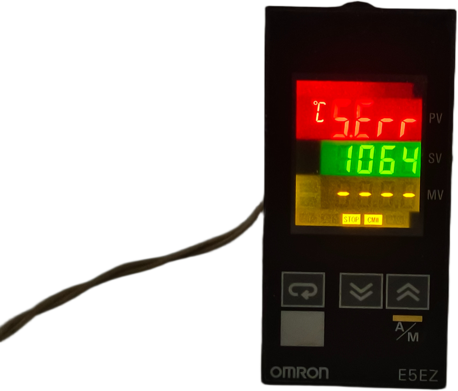 Omron E5EZ-PRR203T Controller Temperature 100-240 VAC 10VZA