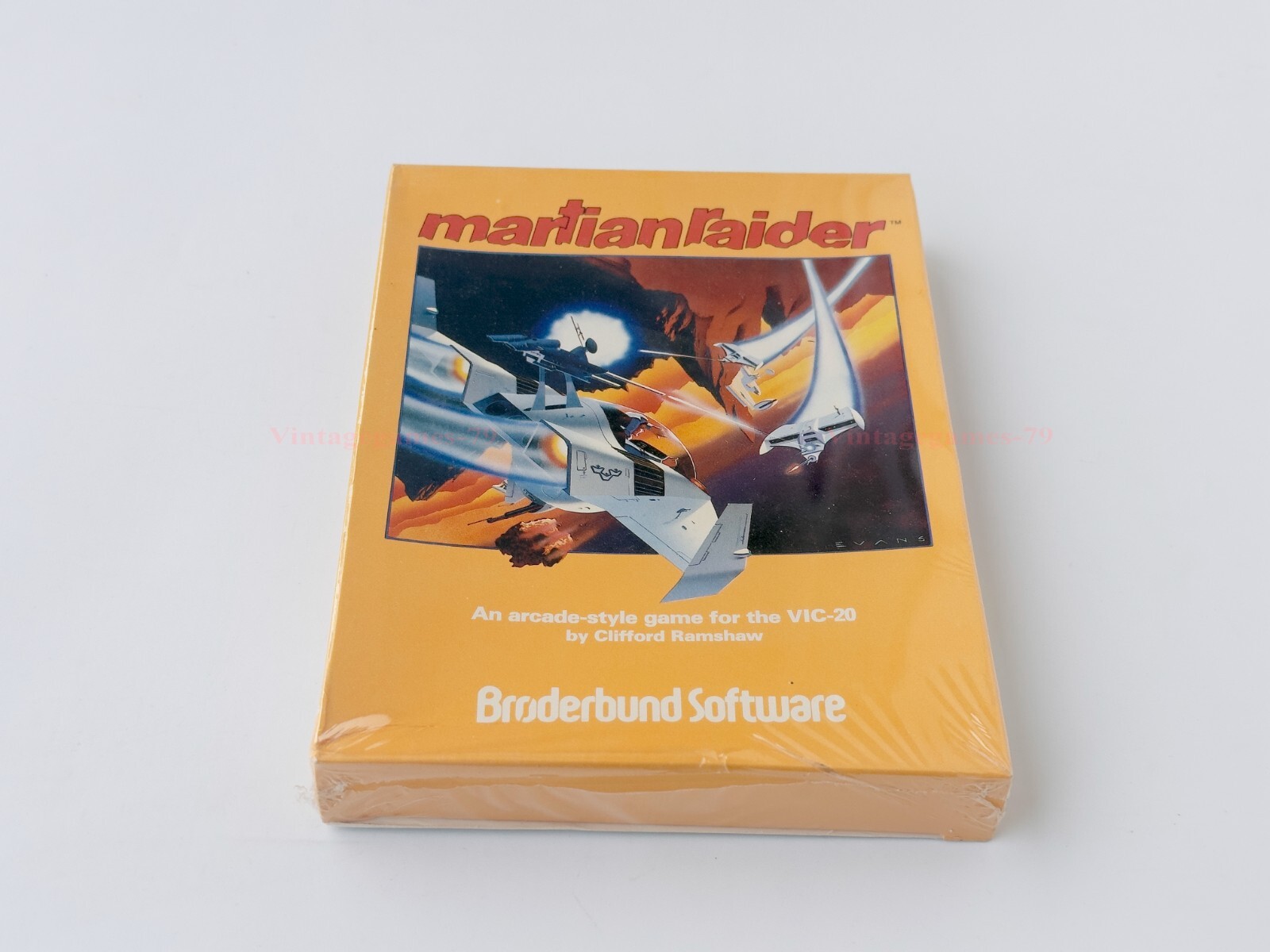 Martian Raider - Broderbund - 1982 / Commodore VIC-20 - Sealed