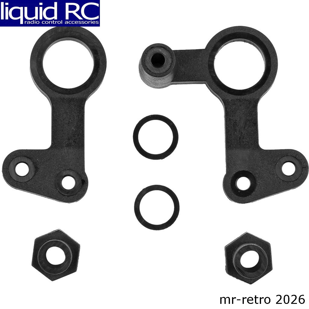 Associated 6400 RC10WC BELLCRANKS BLACK
