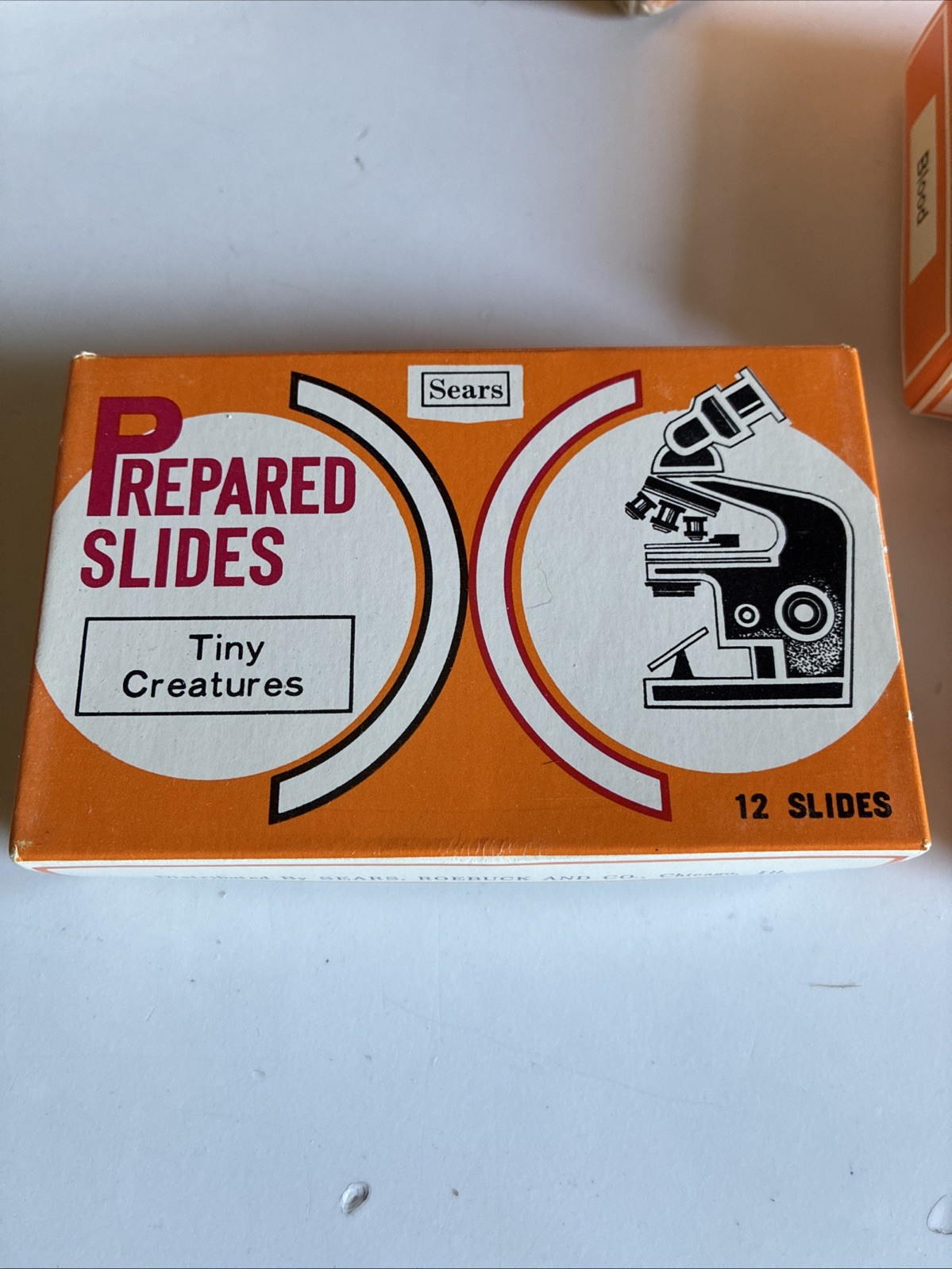 Vintage Sears 60 Prepared Microscope Slides 49 24037 Educational Specimens