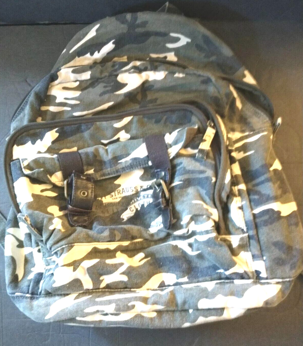 Levi Strauss Camo Backpack Field Pack Bug Out Bag Camo Hiking Camping