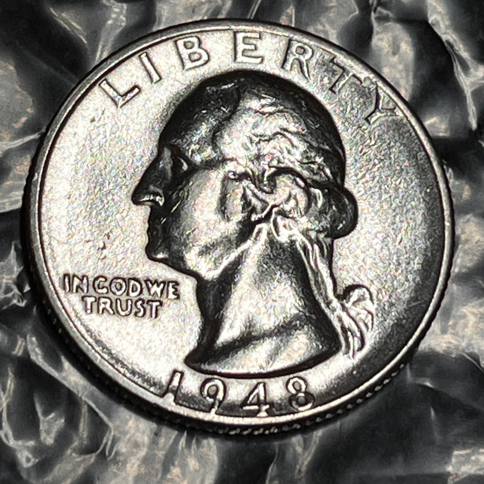 1948 S  WASHNGTON QUARTER  SILVER #798