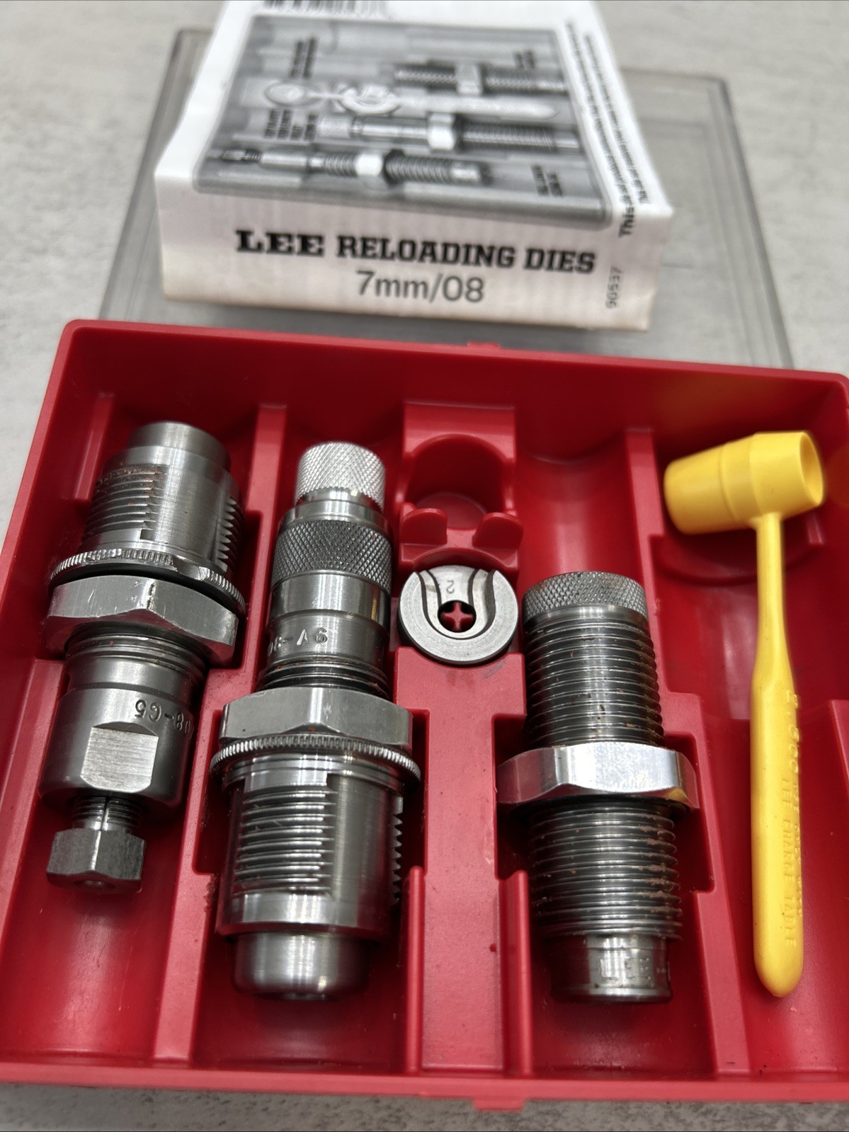 LEE PACESETTER 7MM / 08 REMINGTON RELOADING DIE SET WITH BUSHINGS, 90537