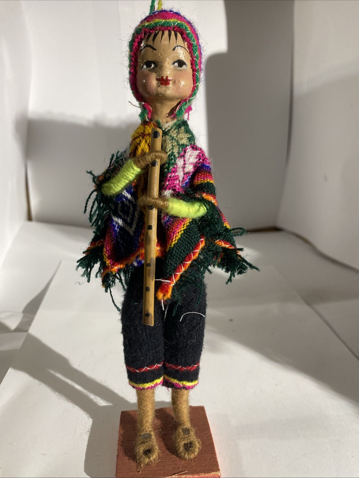 Vintage Handmade Folk Art Doll-read Description