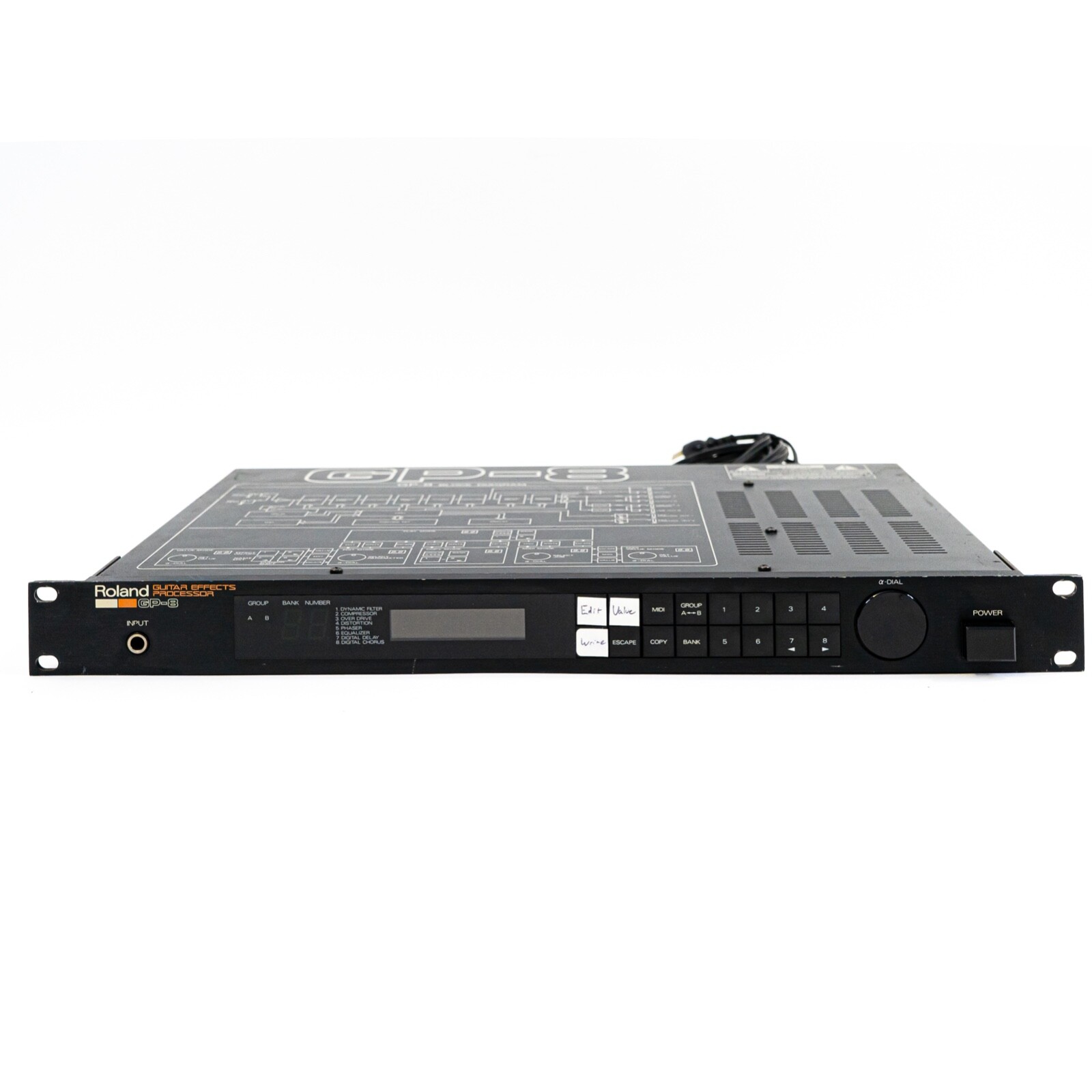Roland GP-8 Guitar Effects Processor Analog Digital Hybrid Multi-Effect Rack