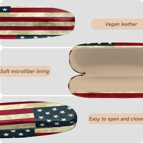 Eyeglasses Case Hard Shell Protective Case for Glasses Eyeglass Box M31-flag-1