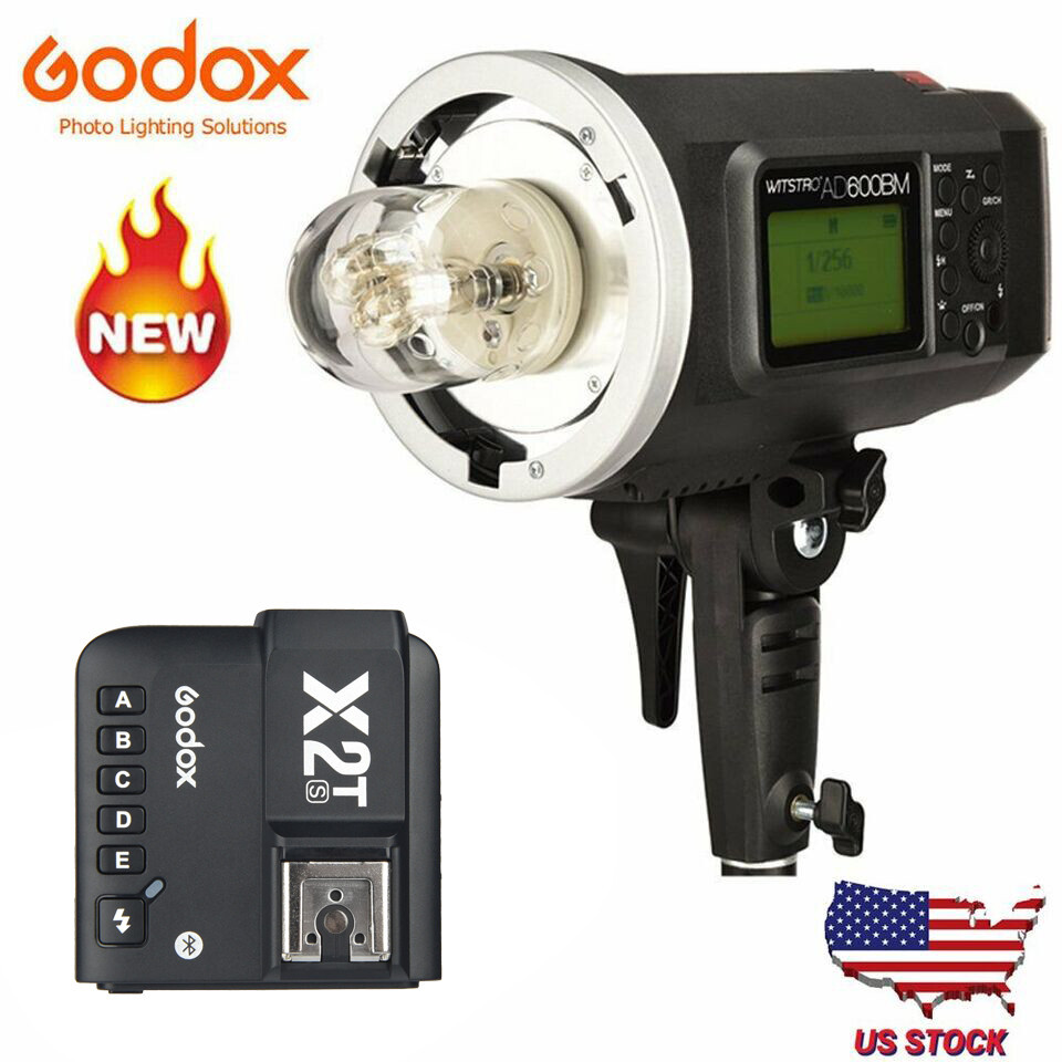 US Godox 2.4G HSS AD600BM Outdoor Flash Strobe Light+ X2T-S Trigger Kit For Sony