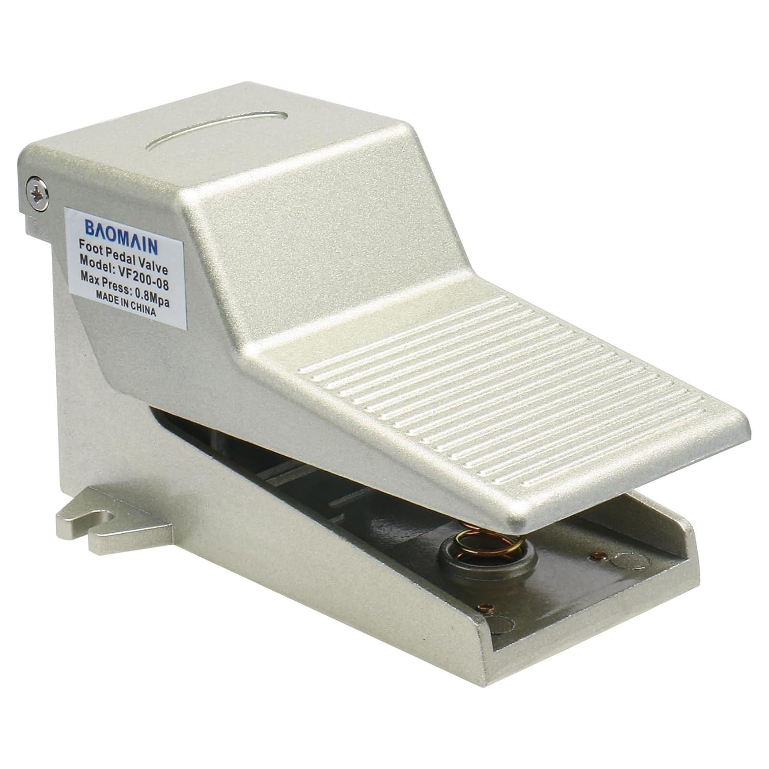 Pneumatic Air Foot Pedal Valve VF200-08 PT 1/4" Nonslip Momentary 2 Position 3 W
