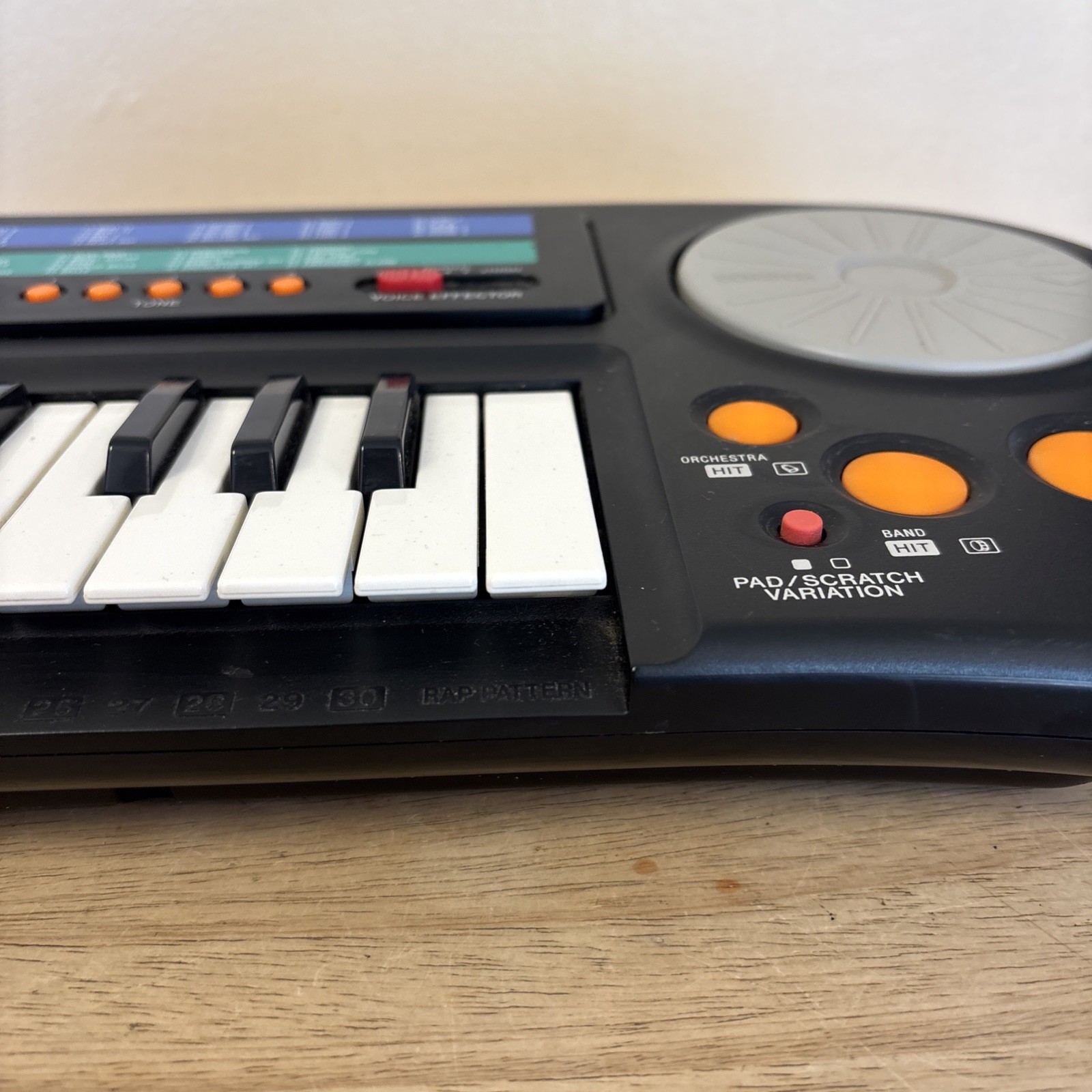 Vintage 1991 Casio Rapman Rap-1 Electronic Keyboard Voice Effector Working READ