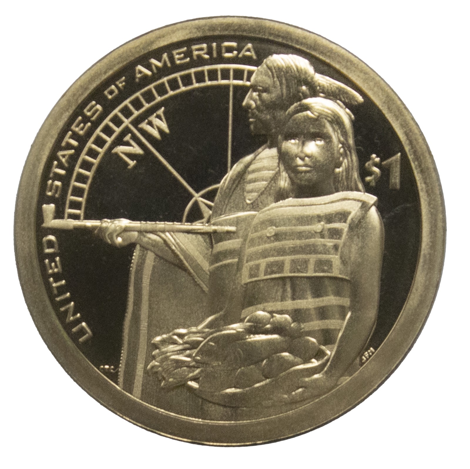 2014 -S Proof Dollar American Indian Sacagawea Gem Deep Cameo Coin