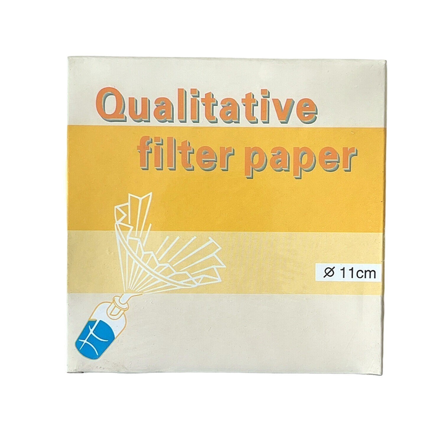 110mm Qualitative Analysis Filter Paper 15-20μm Speed Medium 11CM 100 Sheets/Lot