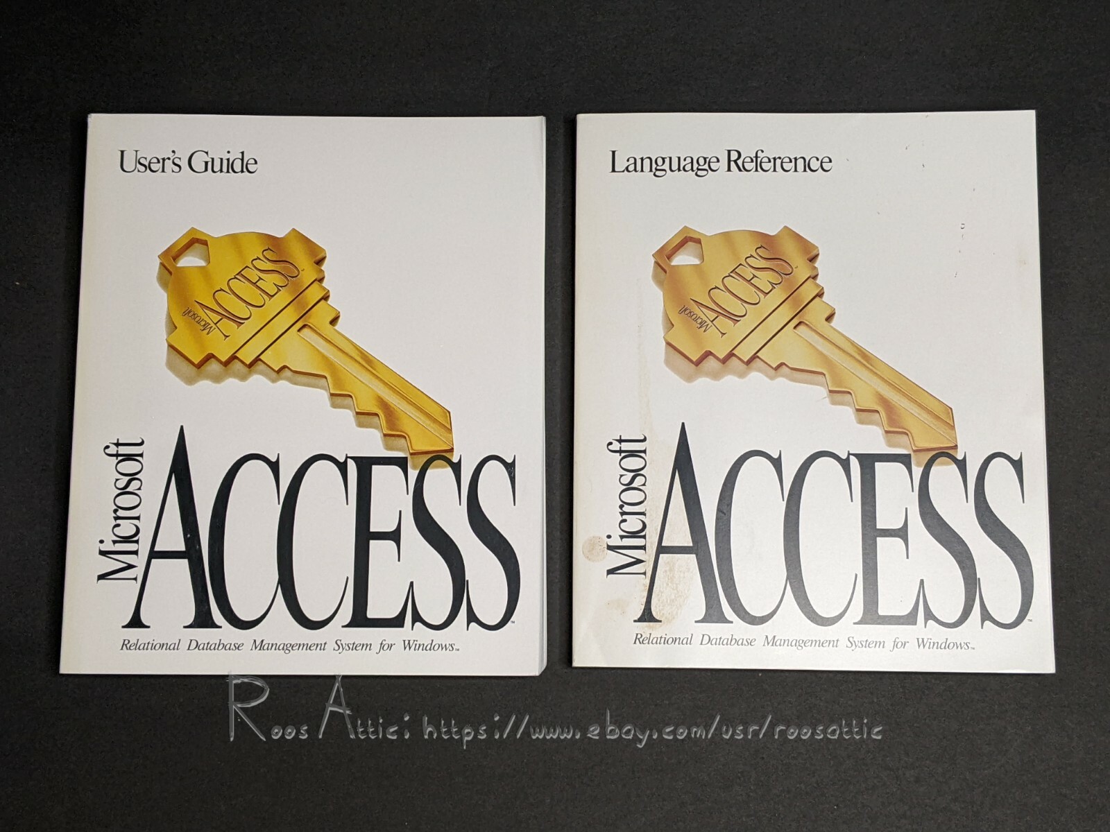 Microsoft Access Version 1.1 1993: User Guide / Language Reference / Programming