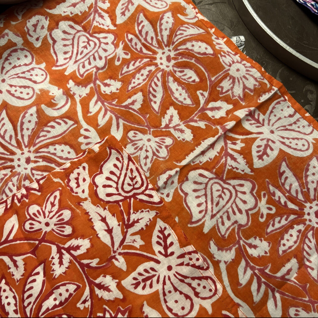 BOHO Bandanna/Scarf 100%cotton Gorgeous Block Print Patterns 20"x20"