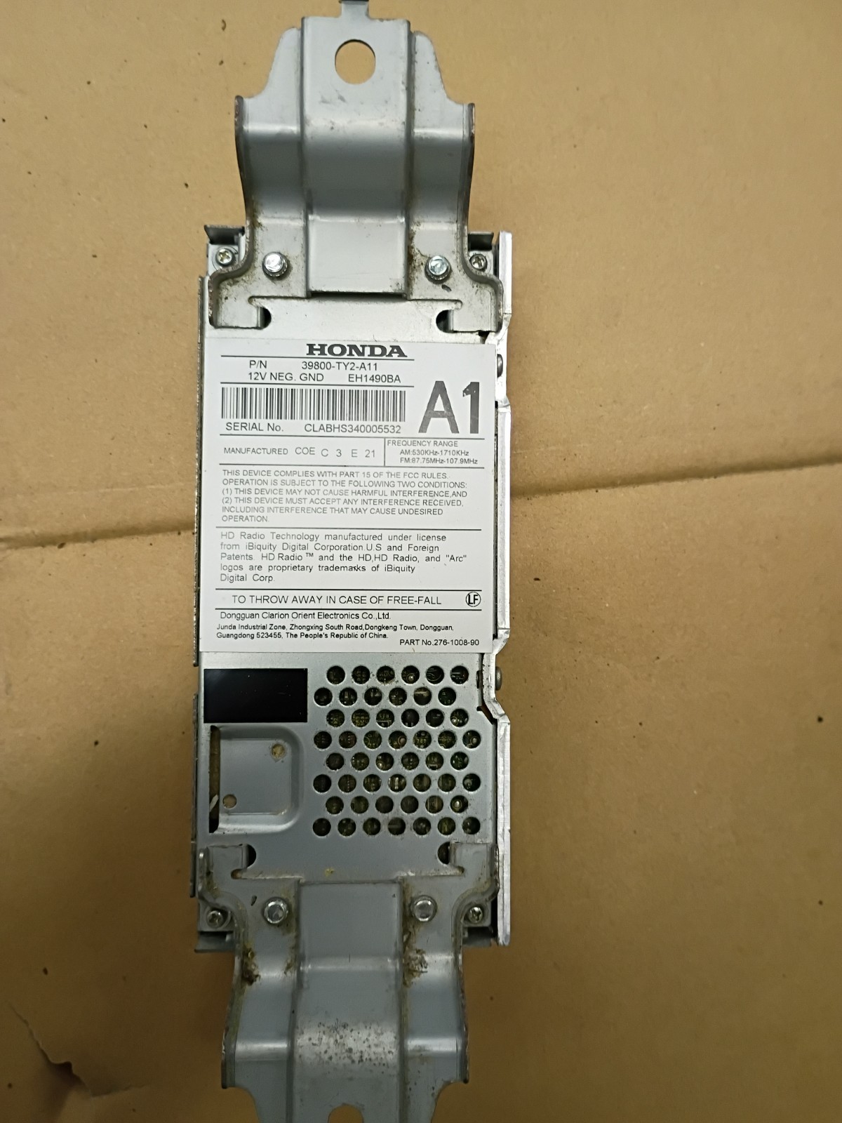 14, 15, 16 Acura RLX Radio Control Module 39800-TY2-A11