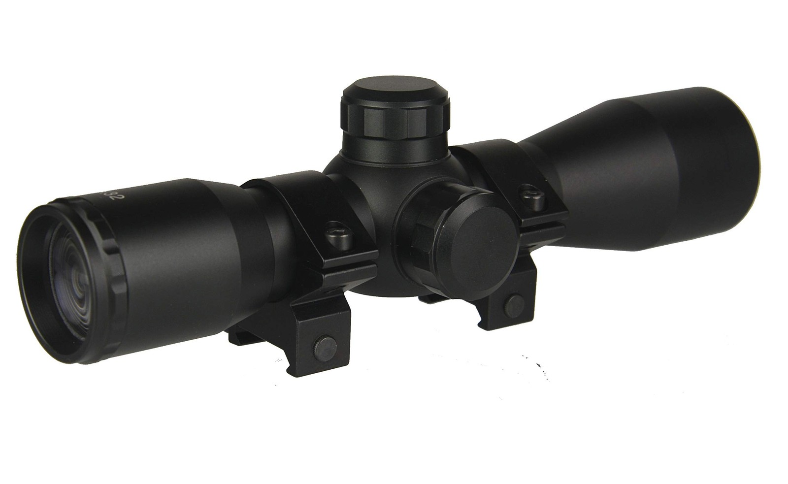 TWP 4x32 Compact Hunting Crossbow Archery Scope, Multiple Range Reticle, 1" T...