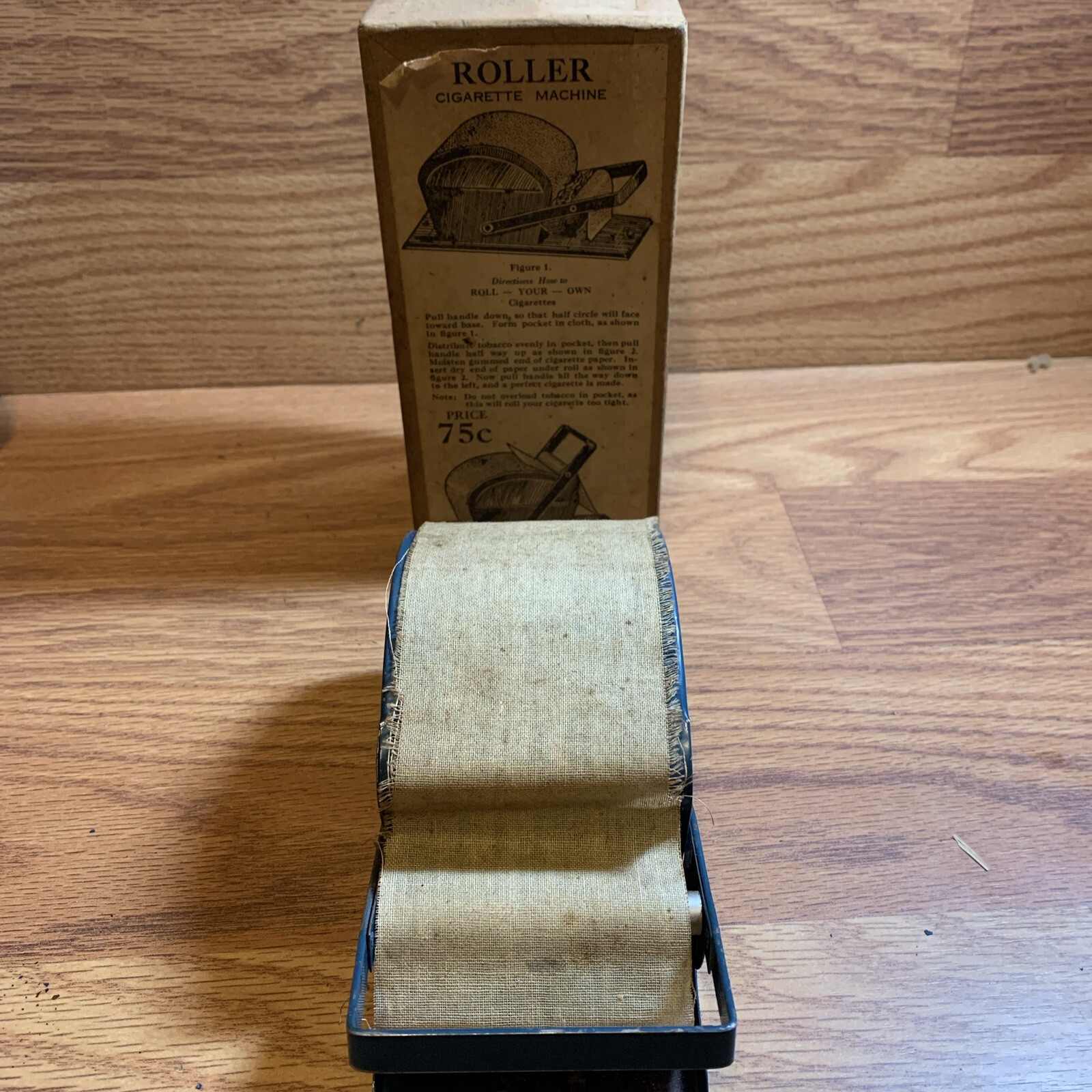 Vintage Tobacco Cigarette Roller Rolling Machine