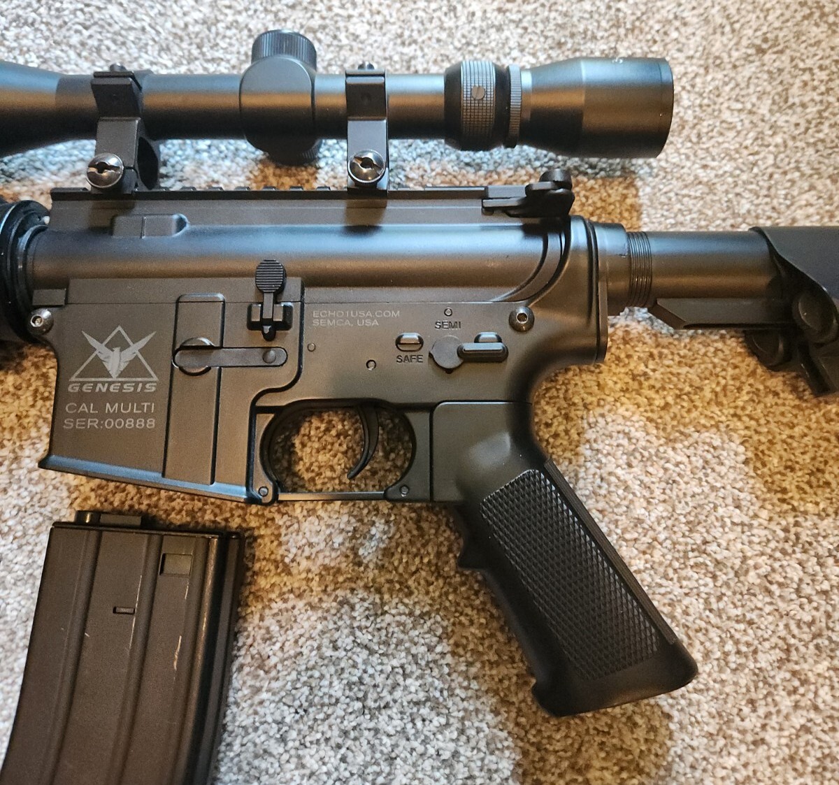 Echo1 Genesis M4 Commando Carbine Combat AEG Airsoft Rifle