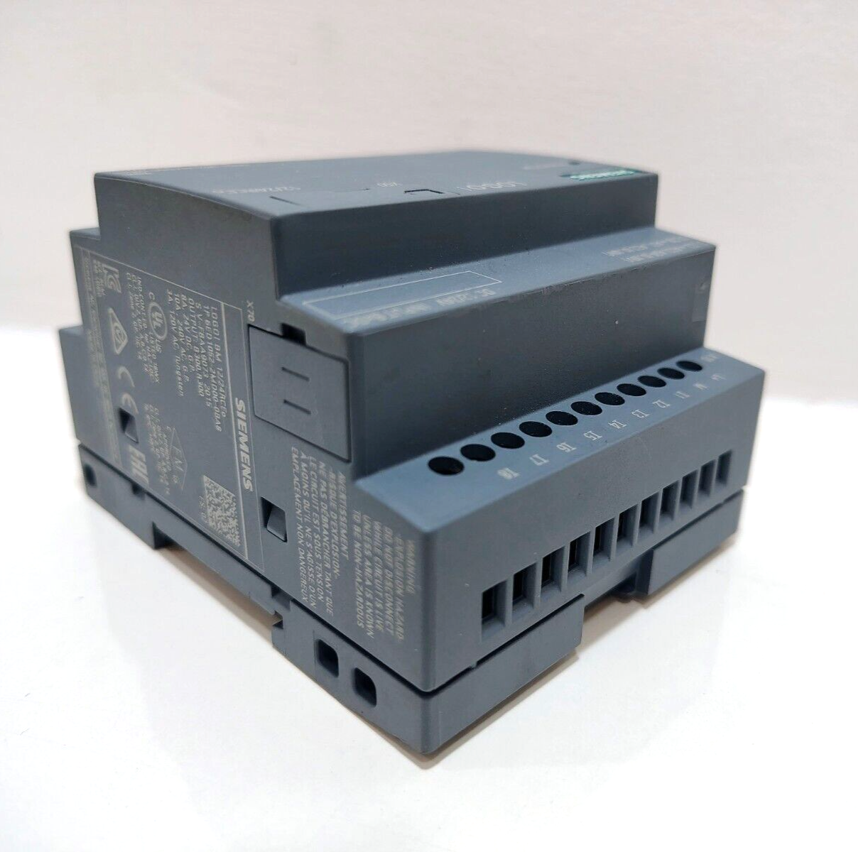 SIEMENS 6ED1052-2MD00-0BA8 LOGIC MODULE WITHOUT DISPLAY LOGO BM 12/24RCEo