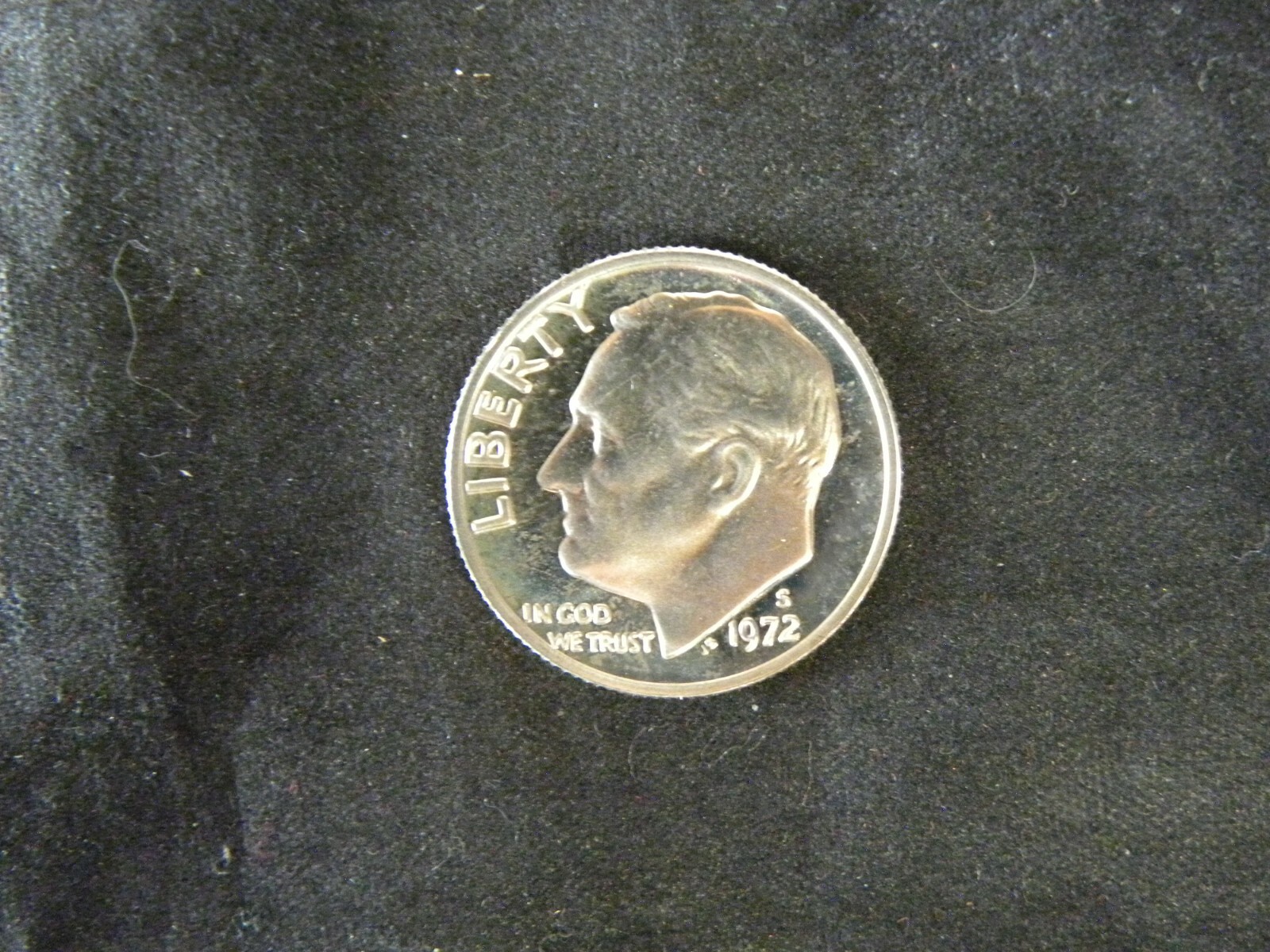 1972 Proof Roosevelt Dime From Sets FREE SHIPPING