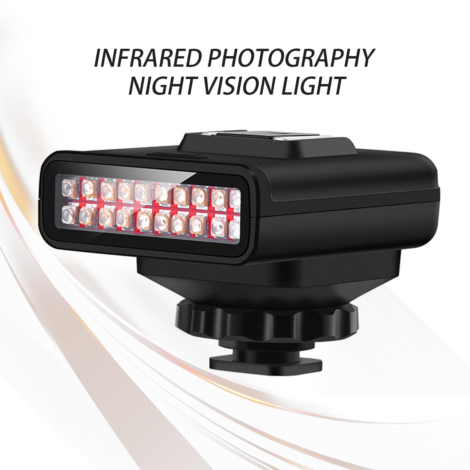 LN-3 IR Night Vision LED Light USB Rechargeable Infrared Fill Light For Camera