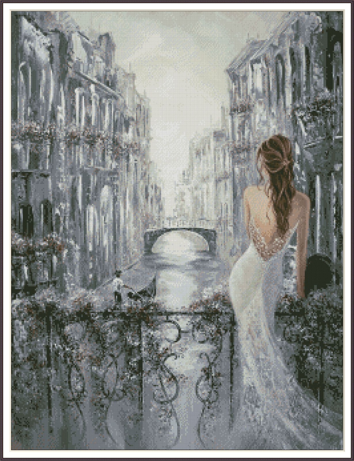 Lady In Venice 792 Chart Counted Cross Stitch Pattern Needlework