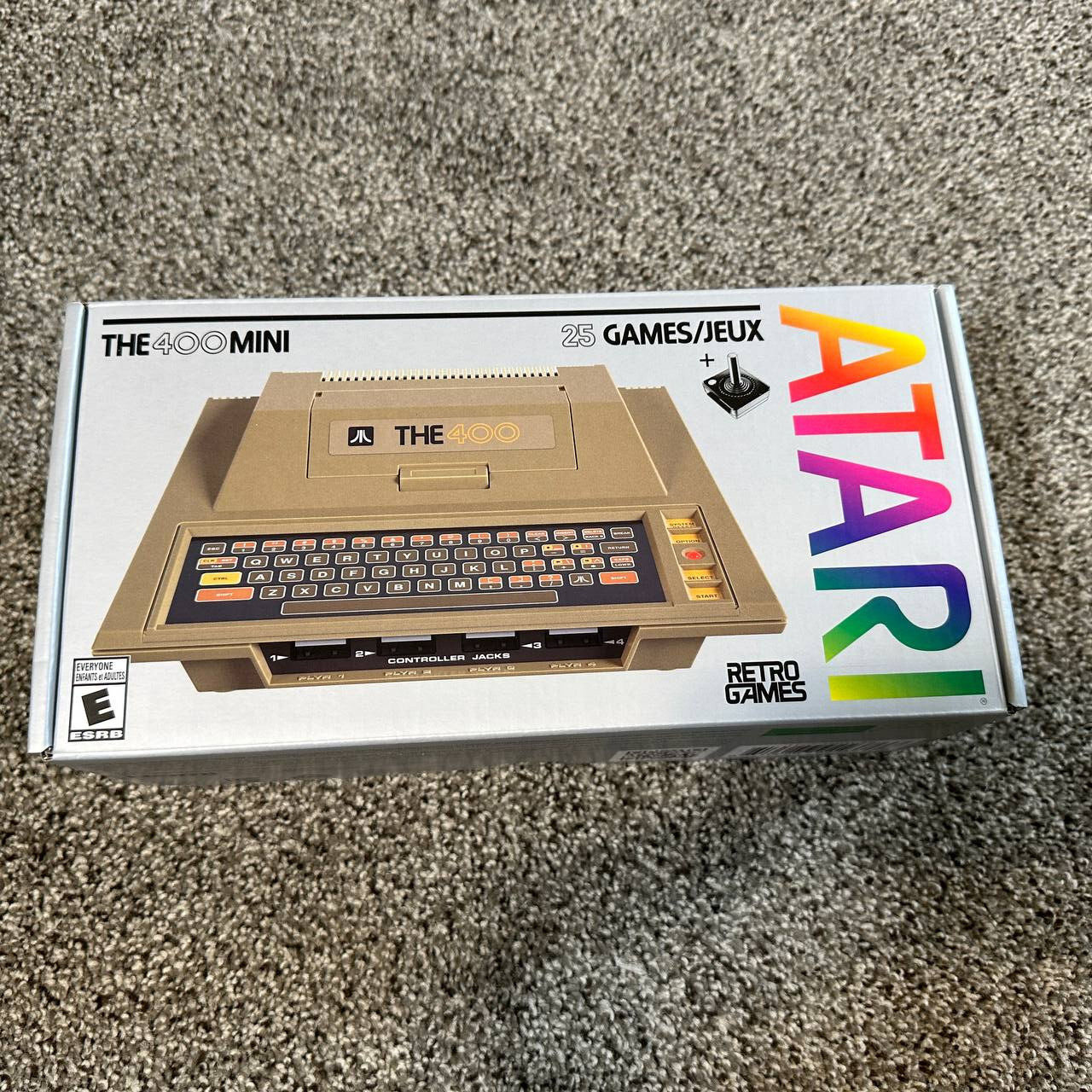 The 400 Mini 2024 Atari Retro 400 Mini Computer Console With 25 Built-in Games