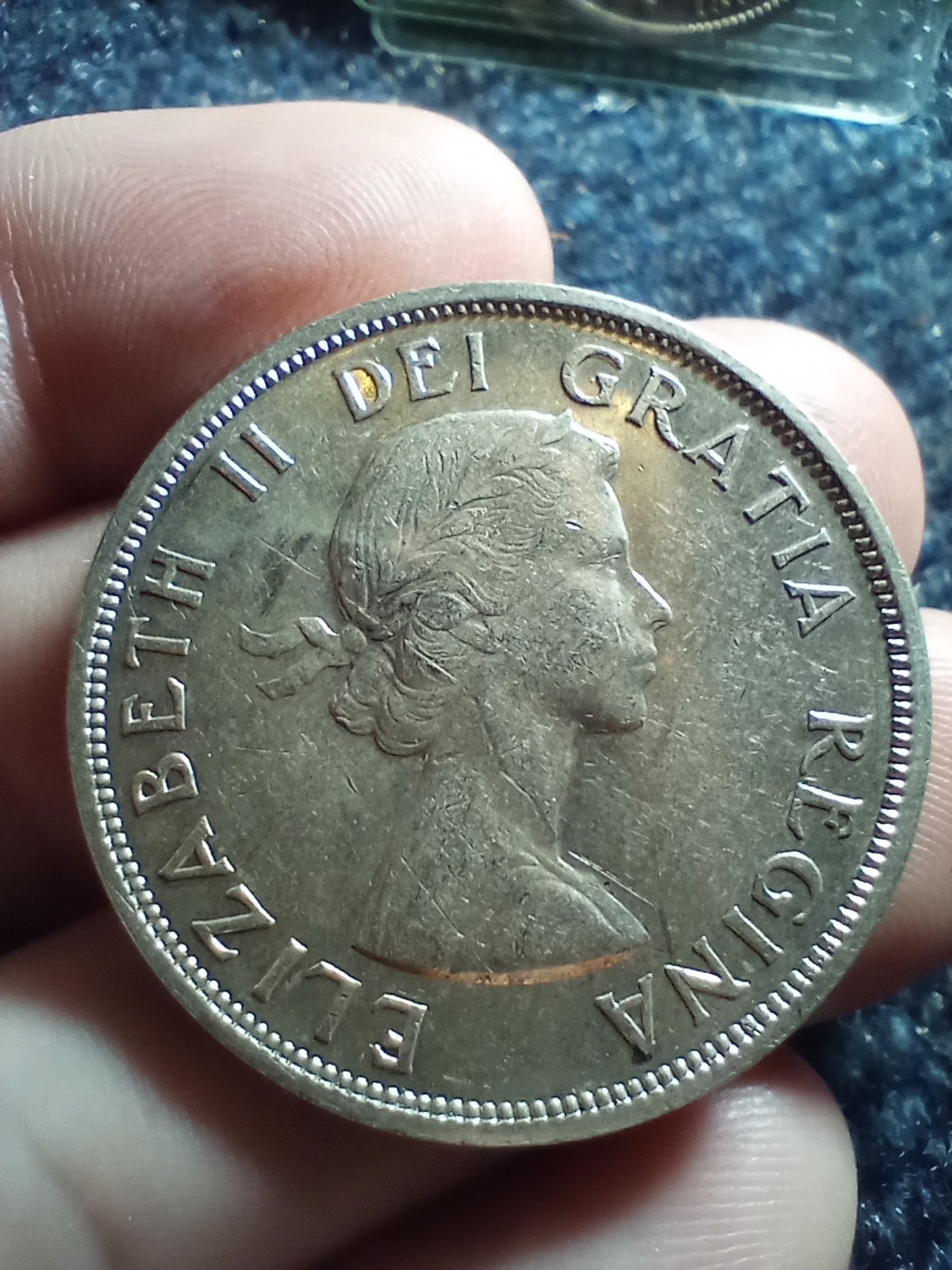 1959 $1 Canada Silver Dollar Coin - KM 54