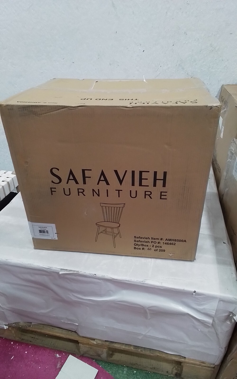 Safavieh PARKER SPINDEL SIDE CHAIR, Reduced Price 2172736893 AMH8500A