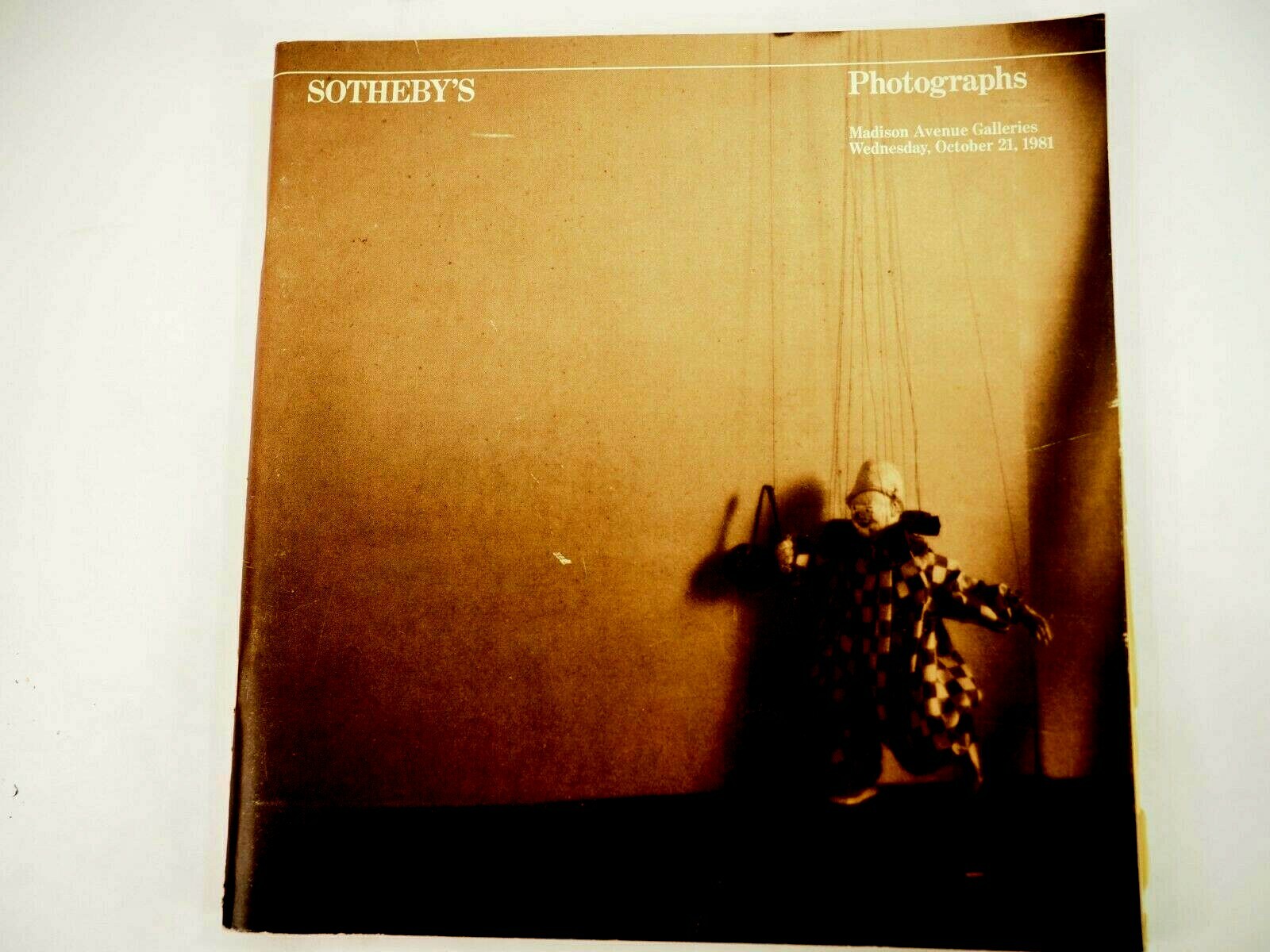 Sotheby Photographs  Catalogue Oct. 21,1981 w Prices
