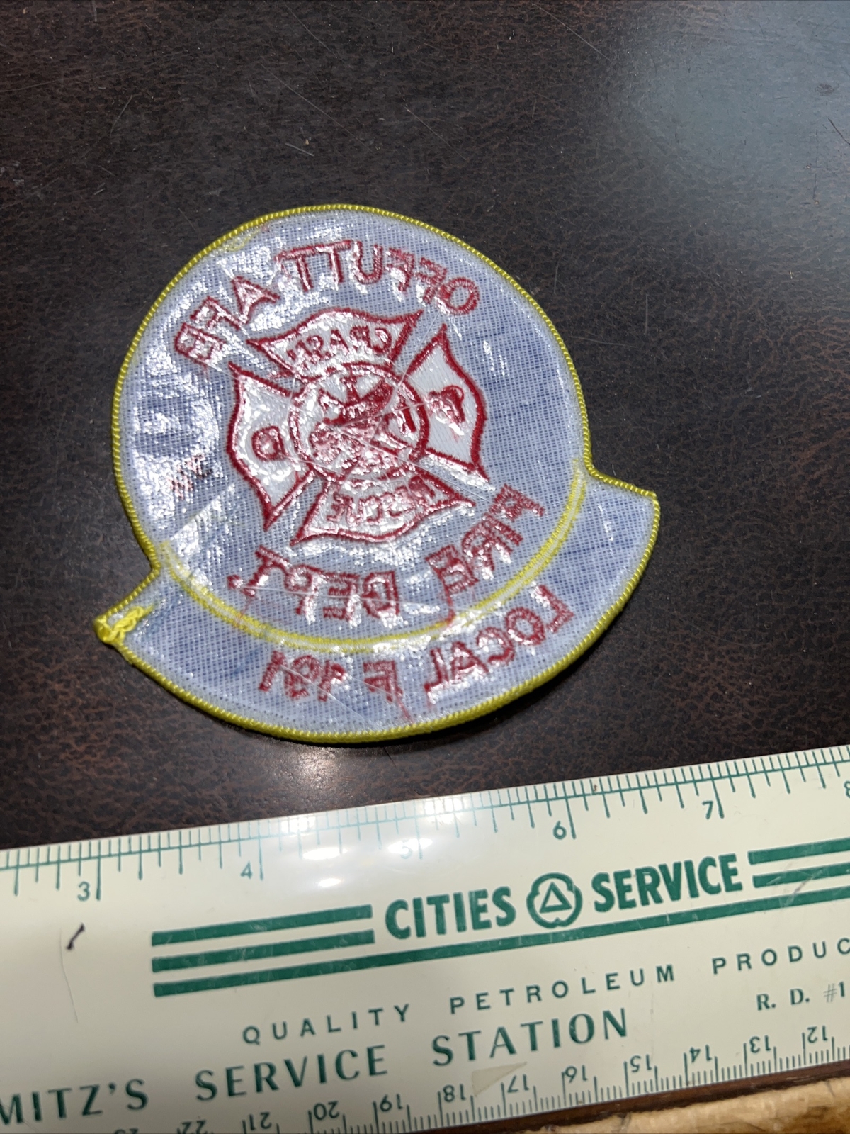 Vntg Obsolete Offutt Air Force Base Nebraska Fire Department Patch