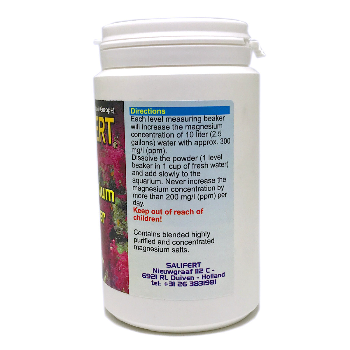 Salifert Magnesium Powder 250mL Concentrated High Purity Coral Reef Supplement