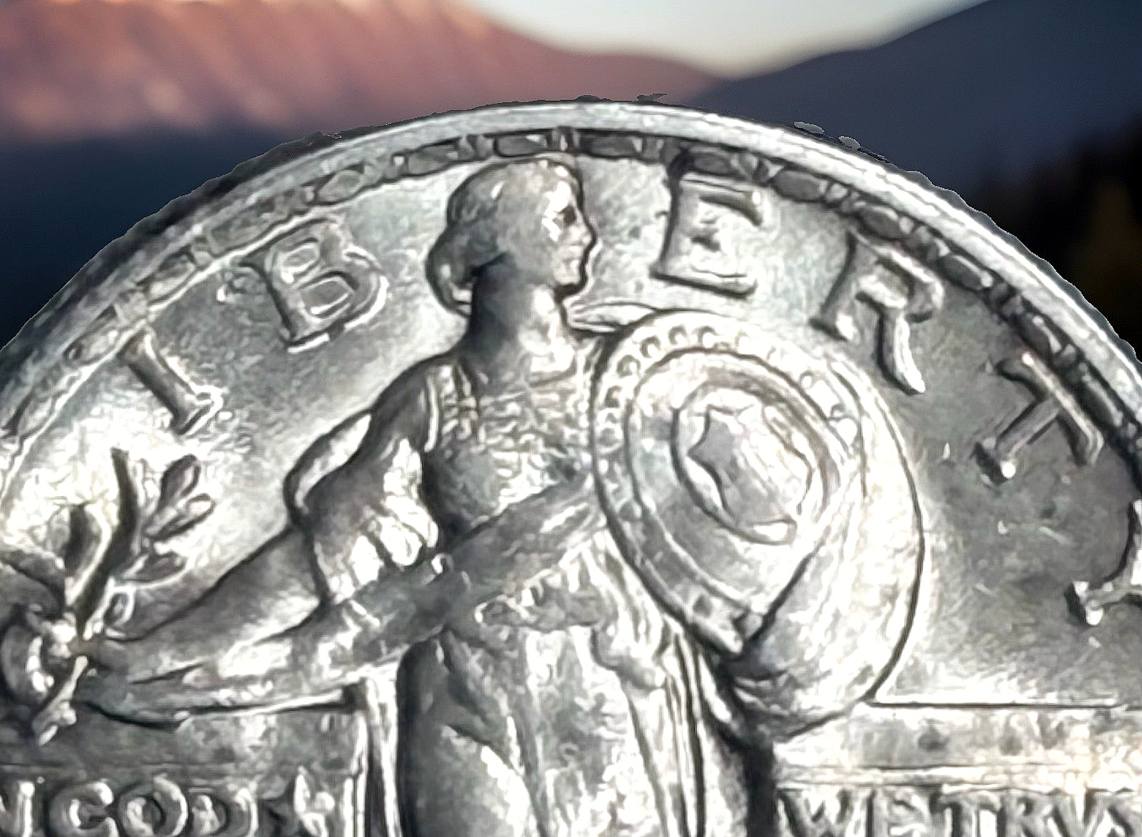 1919 25c Standing liberty Quarter Dollar Choice BU Semi Key Date