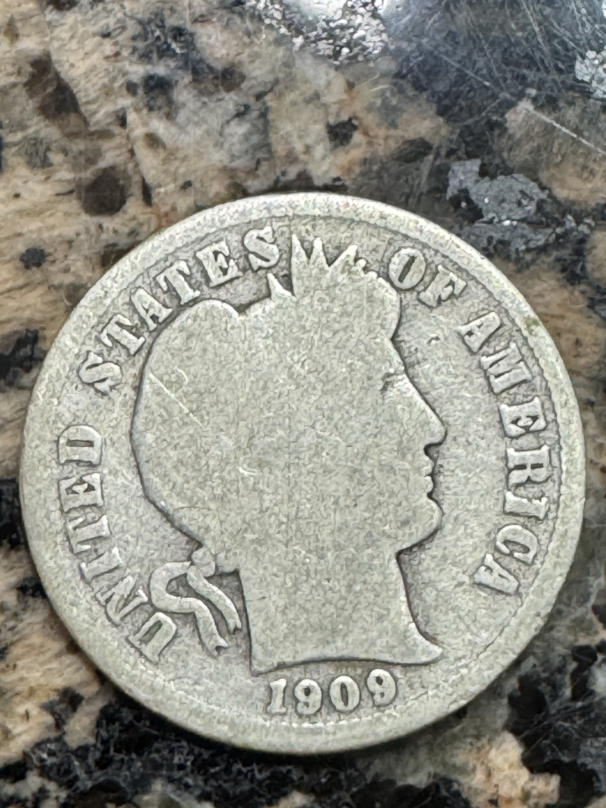 1909-s Barber Dime, Better Date, 99c Shipping Offer