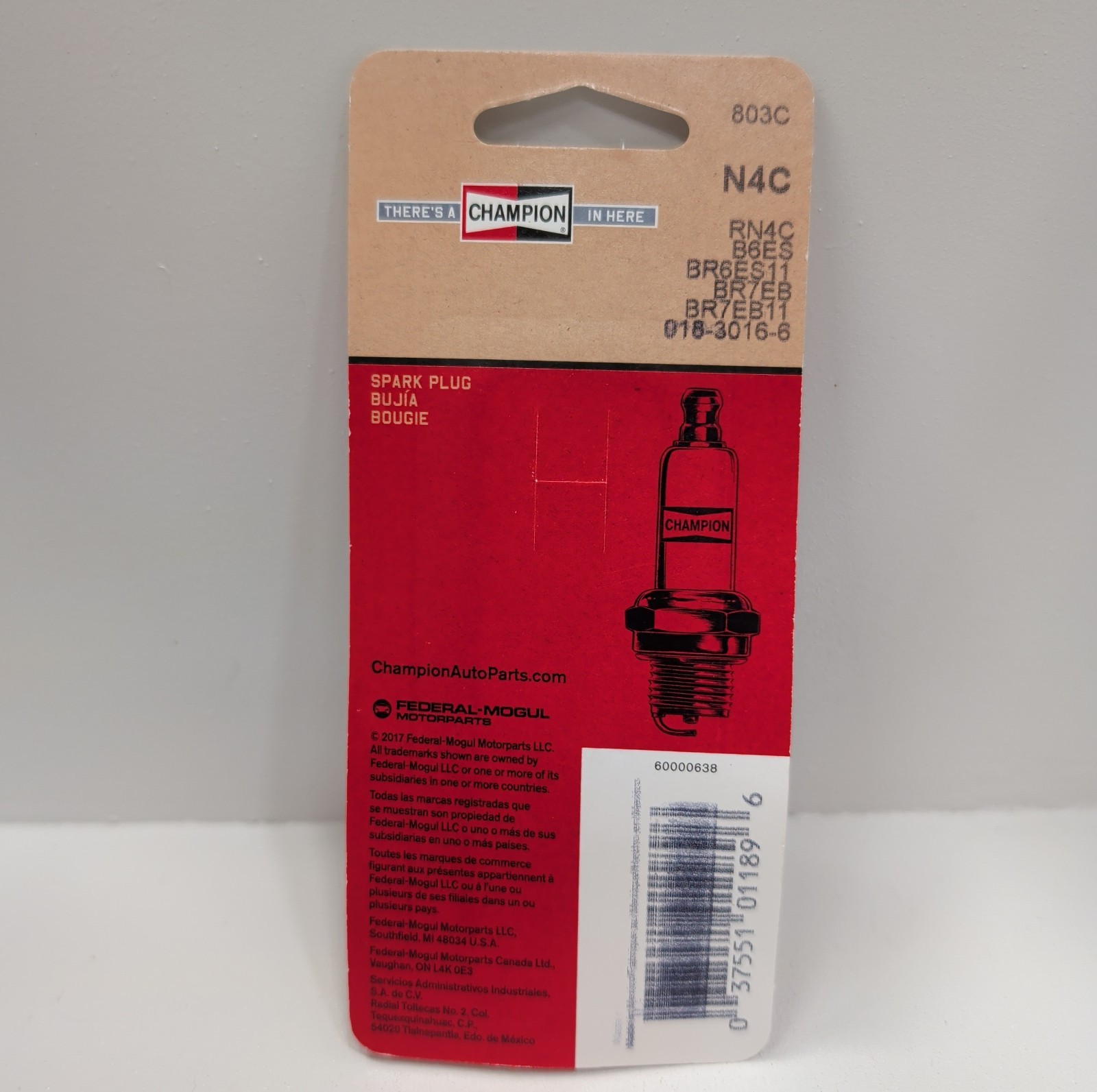 Champion 803C N4C Small Engine Spark Plug B6ES New Sealed Single Plug