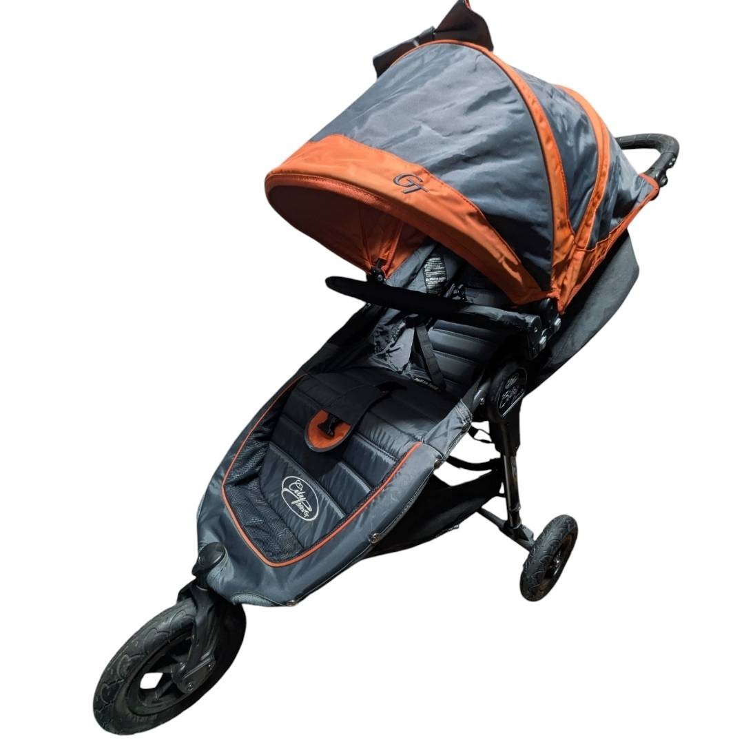 Baby Jogger City Mini GT Gray Orange 2012 Model Excellent Stroller Japan