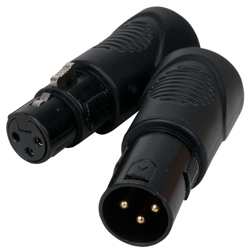 AMERICAN DJ ACRJ453PSET PRO GRADE RJ45 TO 3-PIN XLR MALE/FEMALE ADAPTER SET NEW