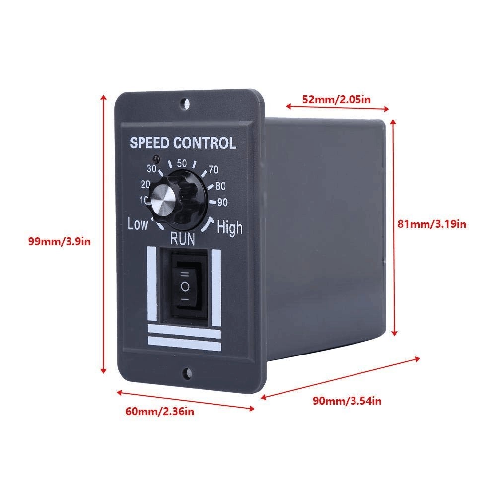 40A PWM DC Motor Speed Controller 12V 24V 36V 48V Variable Speed Switch Reverse.