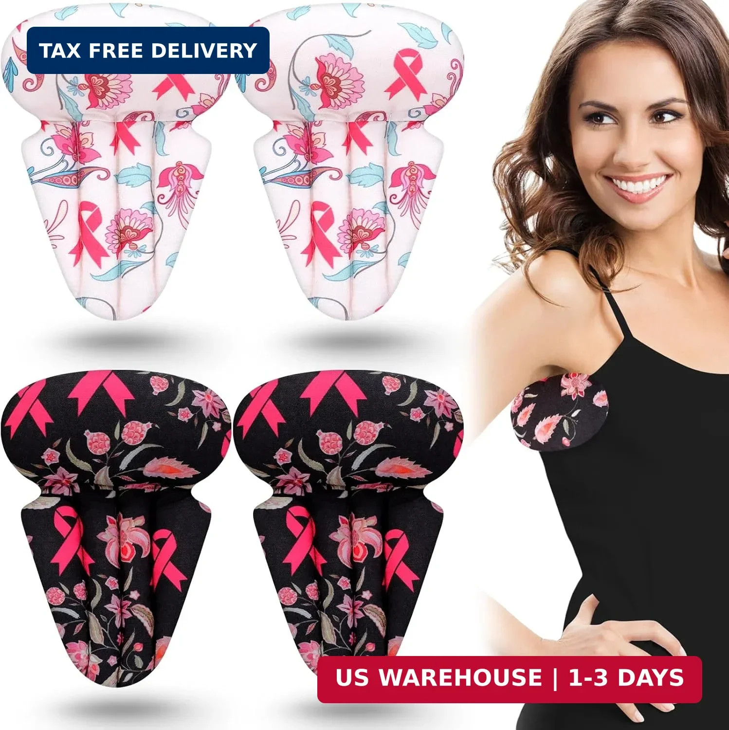 Juexica 4 Pcs Lymphedema Axilla Mastectomy Pillow Cotton Post Breast Surgery Rec