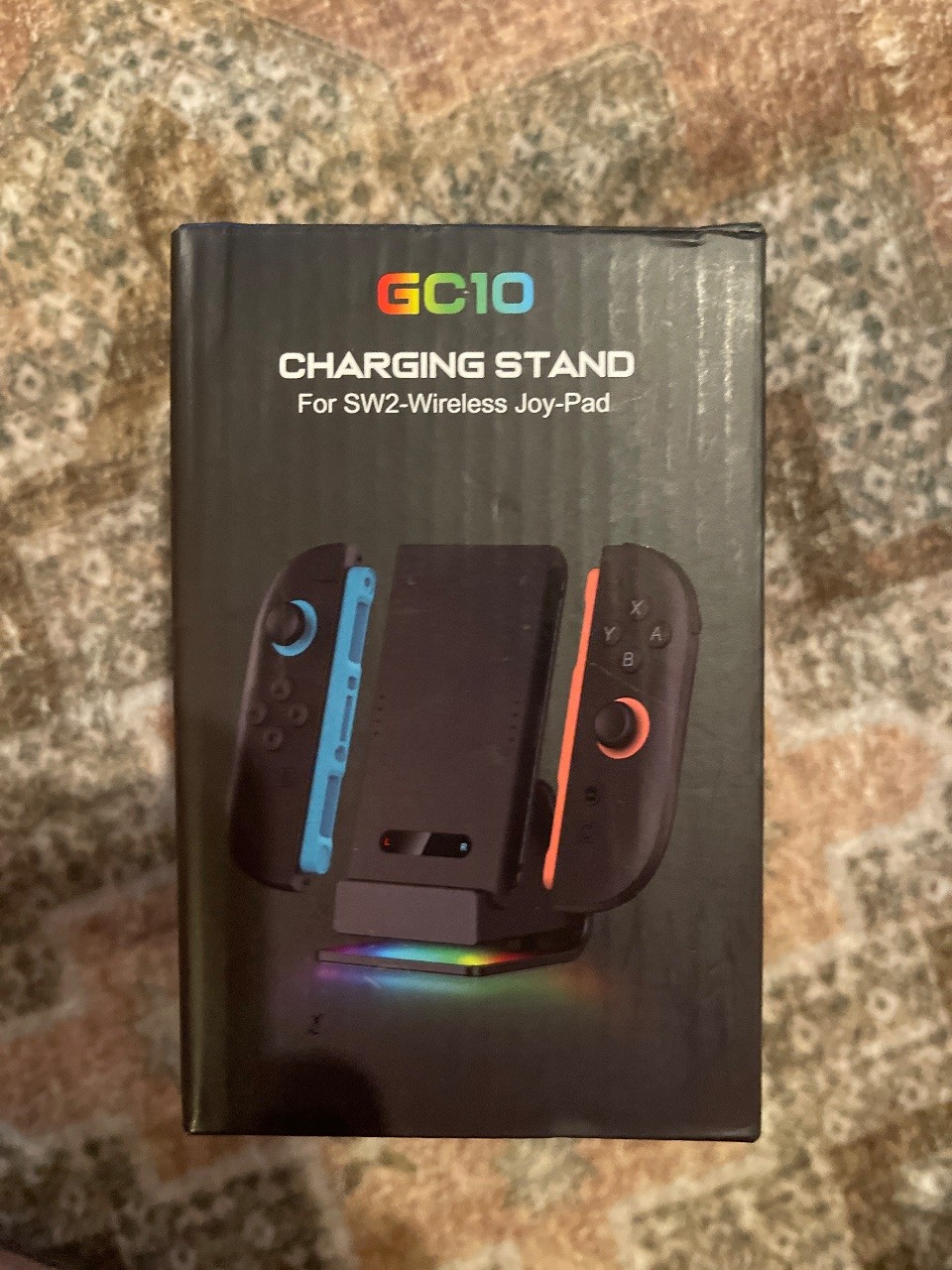 Svetaecho 2-in-1 Charging Dock with Joy-Con Grip for Nintendo Switch 2