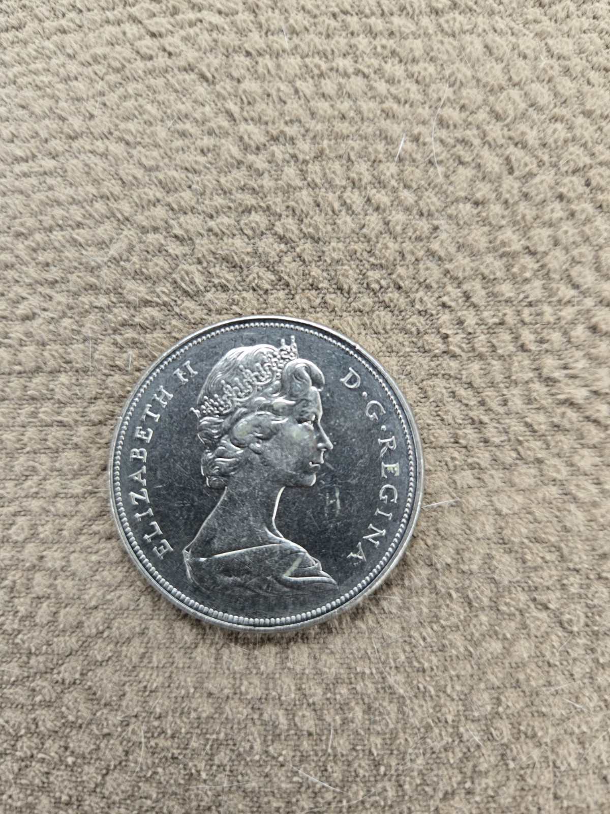 1871-1971 Canada British Columbia Silver Dollar Collectible Coin Queen UC Nice