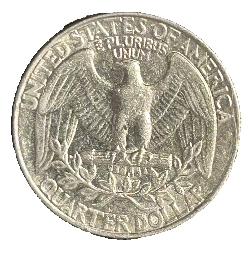 1988- P Washington Quarter Die Cracks on Reverse.