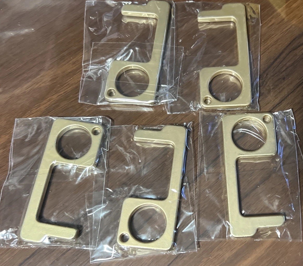 EDC Door Opener Handle Key Touchless Gold