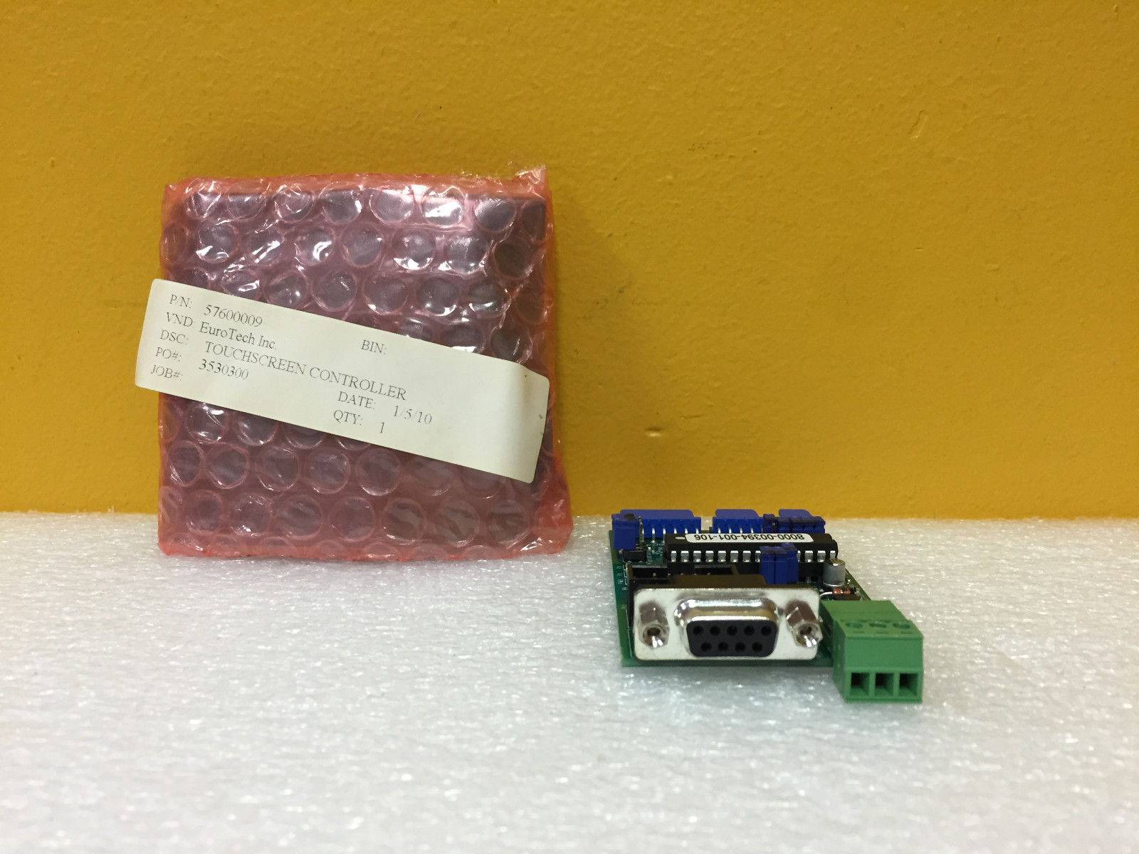 Eurotech / Arcom TSC1-R6 RS-232 Touchscreen Controller. New in Box!