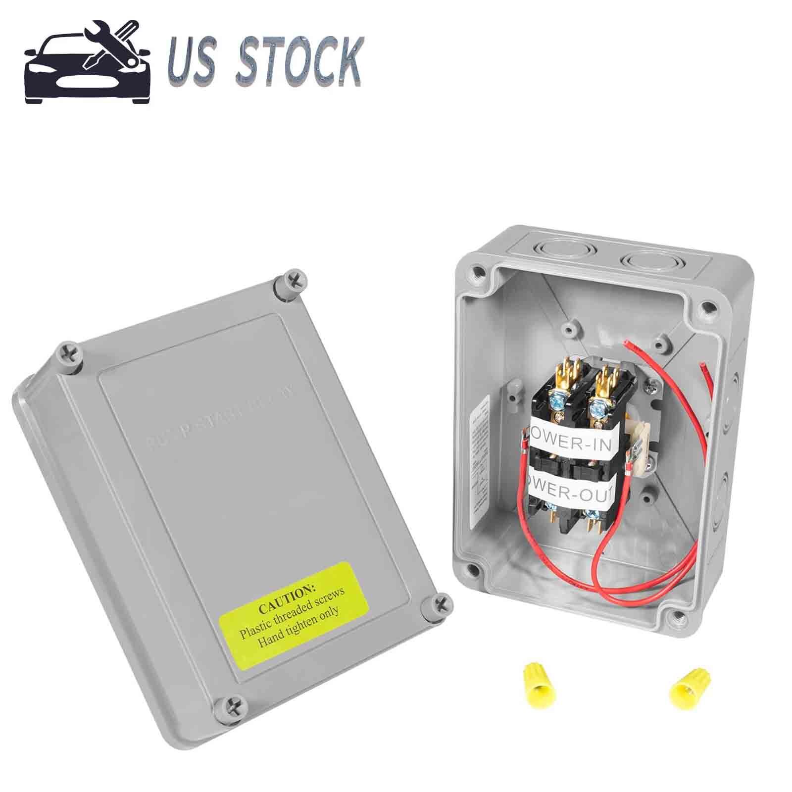 For K-Rain 1522 Pump Start Relay for Irrigation Pump 3HP 110V 220V 24V Coil