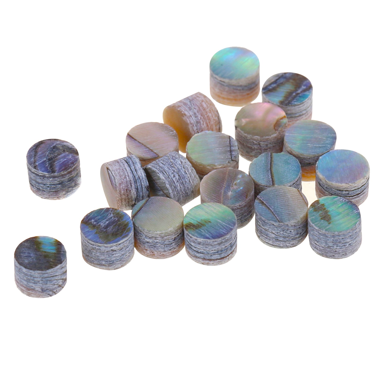 Musiclily Pro 20Pcs 3mm Natural Paua Abalone Shell Guitar Fretboard Inlay Dots