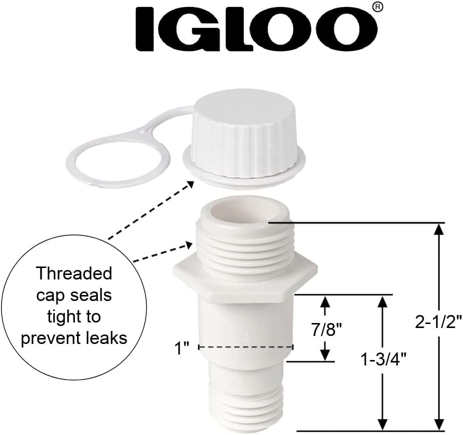 Igloo Replacement Threaded Drain Plug